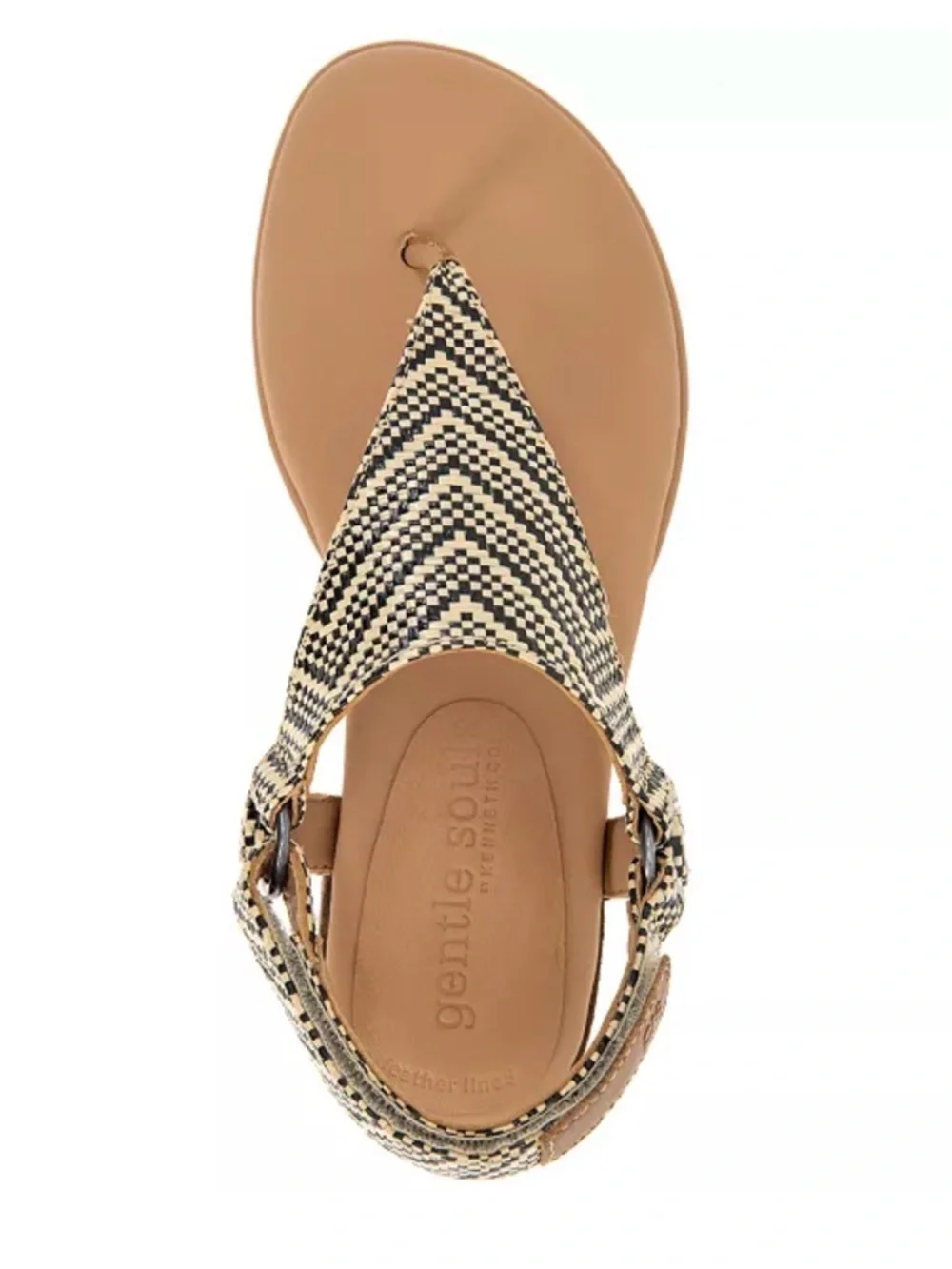 Gentle Souls Holly Woven Thong Sandals NEW Comfort Cushioned Boho Chic